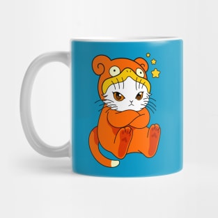 Cat in a bear costume Mug